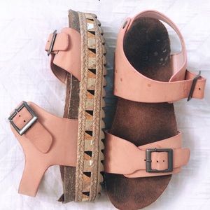 Bamboo leather Sandals